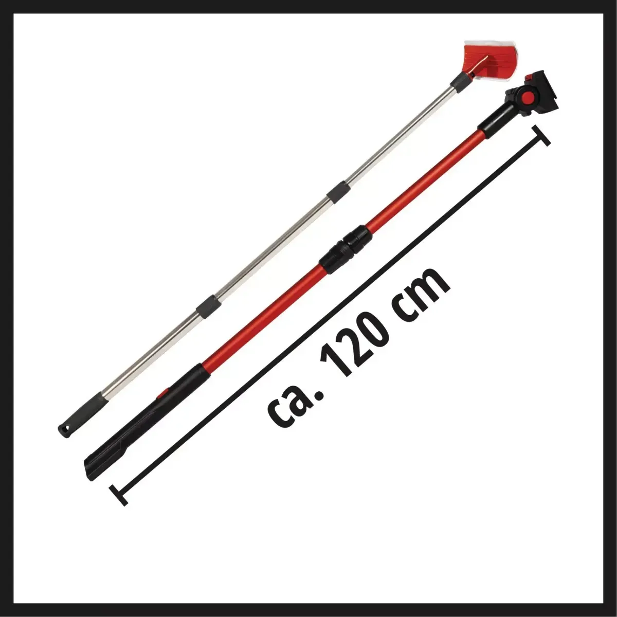 Telescopic pole set for window cleaners