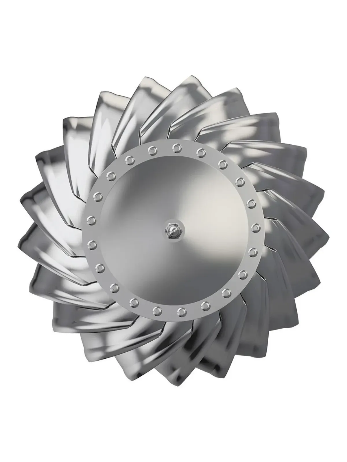 Turbo deflector TD flange D200 stainless steel