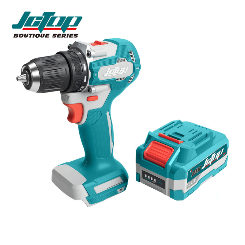 JCTOP Household 21V Electric Screwdriver Rechargeable Brushless Lithium Drill