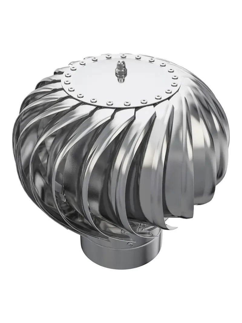 Turbo deflector TD flange D200 stainless steel