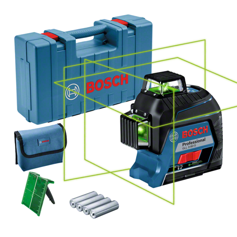 Line Laser Level Green Light - Bosch
