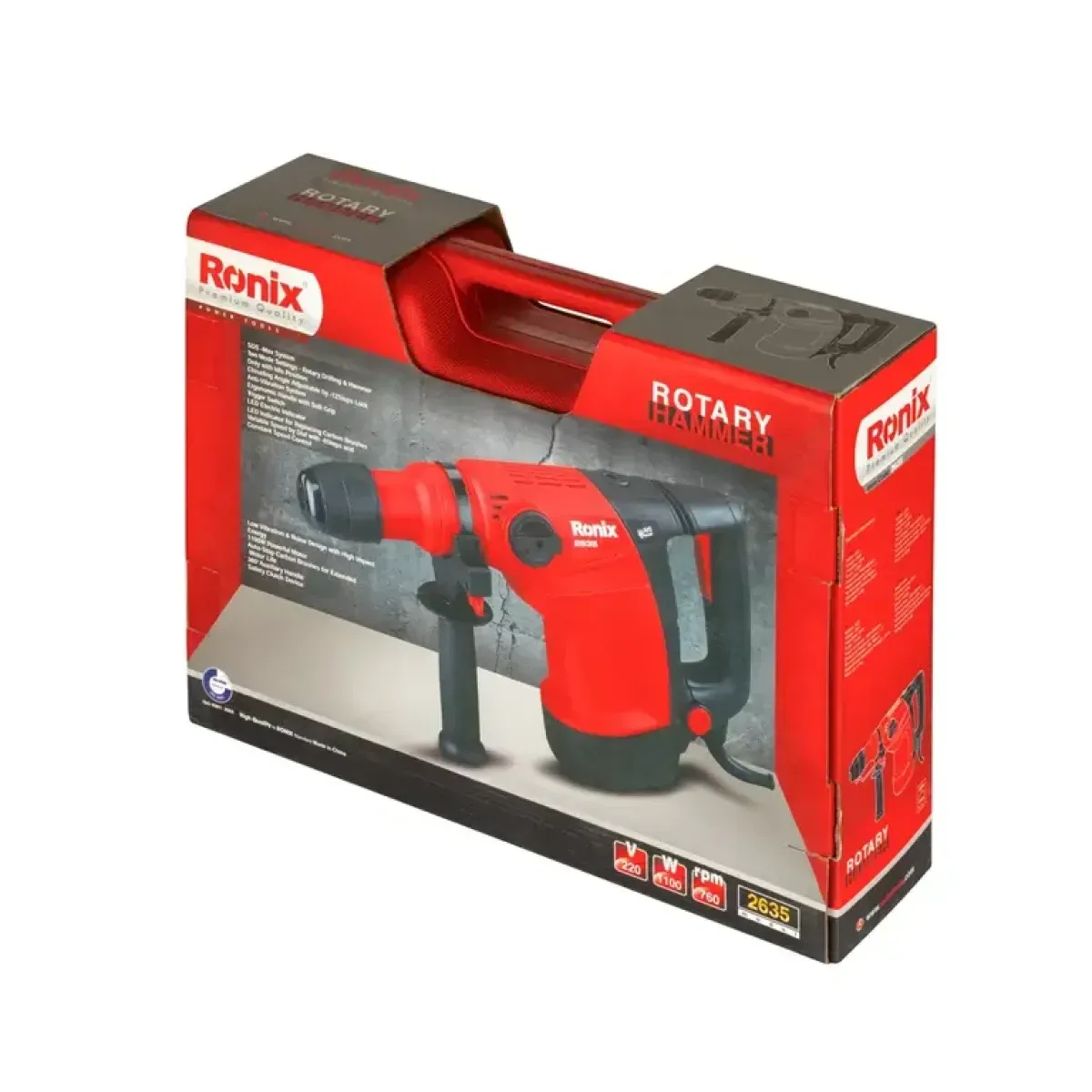 Rotary Hammer 35mm 1100w sds-max topline model