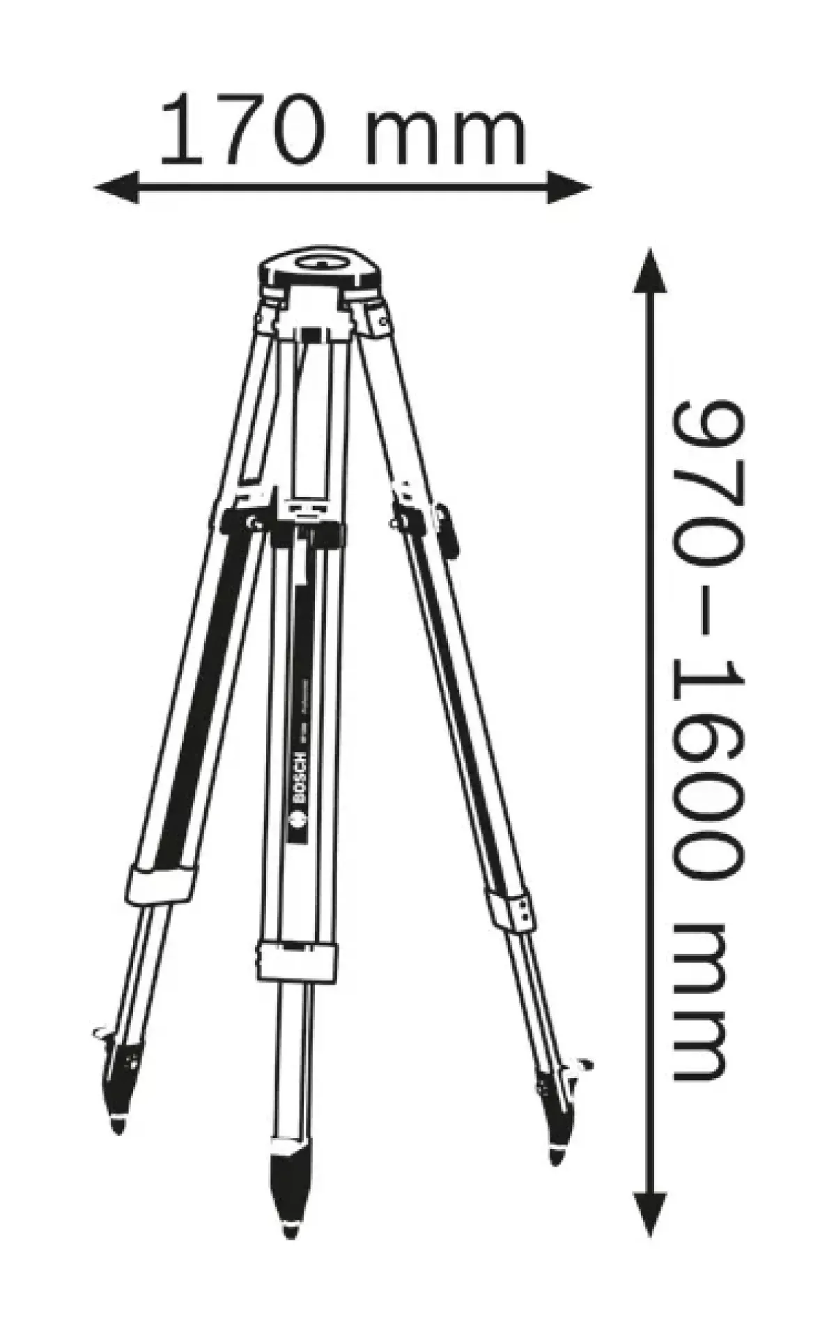 Professional Building Tripod - Bosch BT160