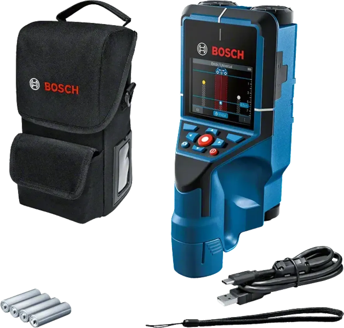 Metal, Copper, Live Cables, Water Plastic Pipes Detector- Bosch