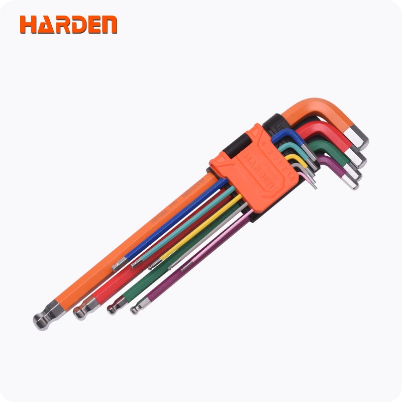 9pcs Extra Long Ball Key Wrench