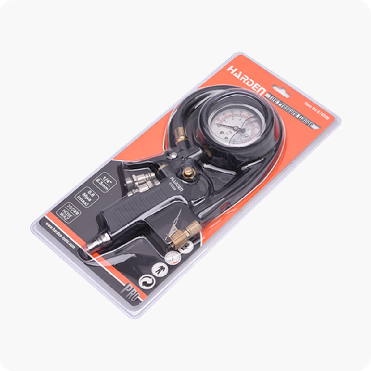 Oil-immersed Tire Pressure Gauge 200psi