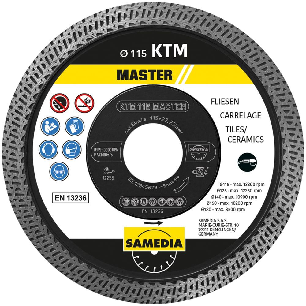 Samedia Cutting Disc Master Ktm