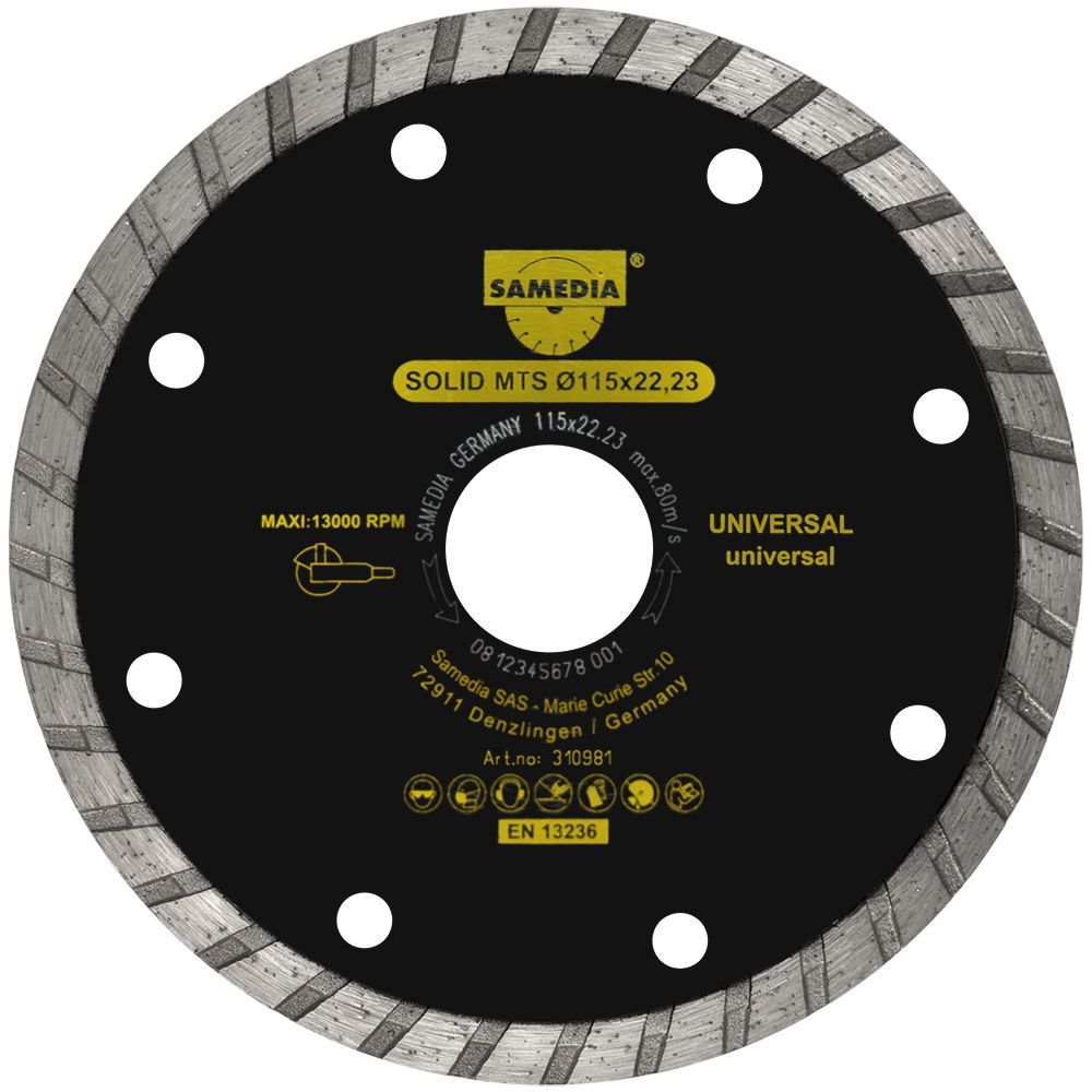 Samedia Universal Diamond Cutting Disc