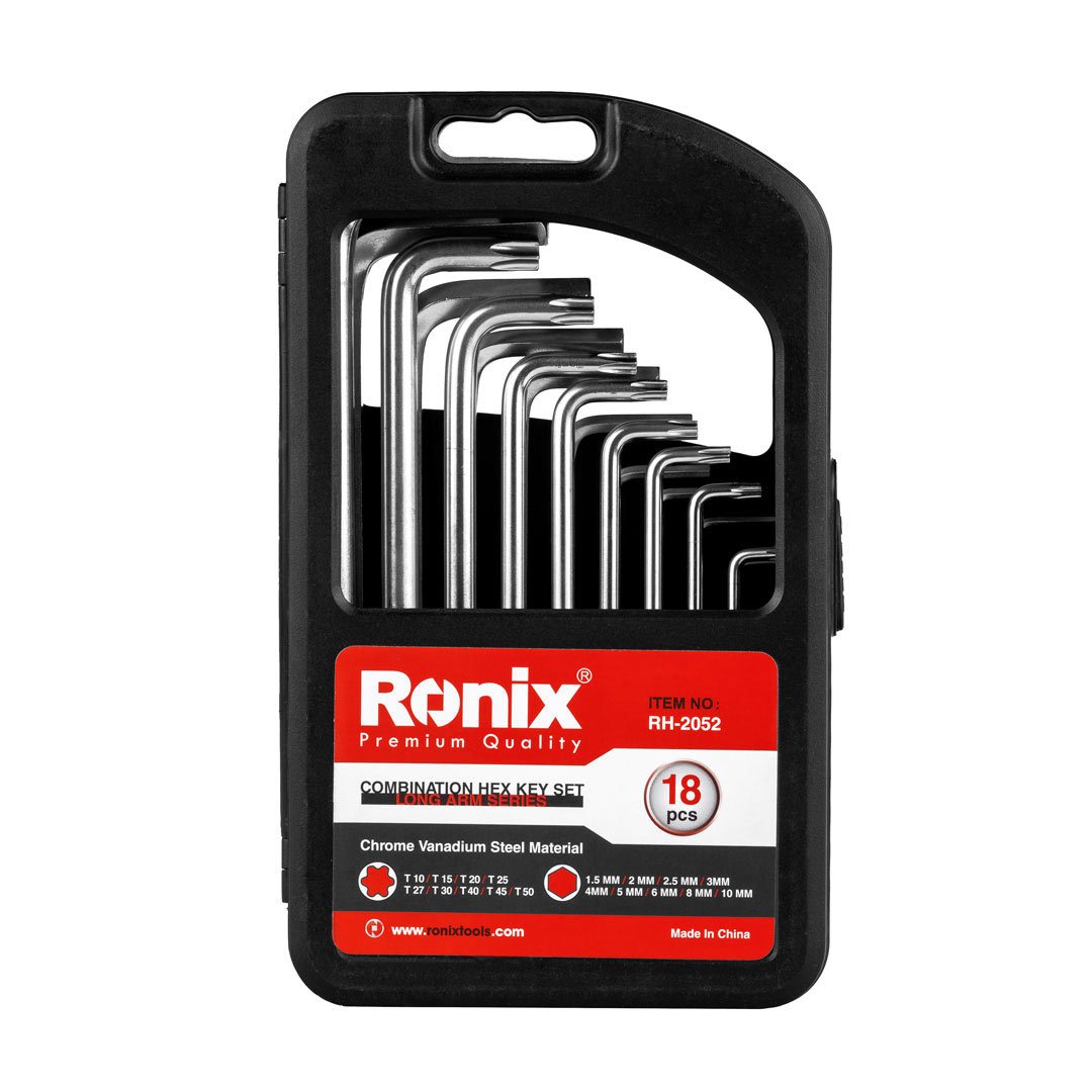 Hex &amp; Torx Key Set 18pcs - 2052 -