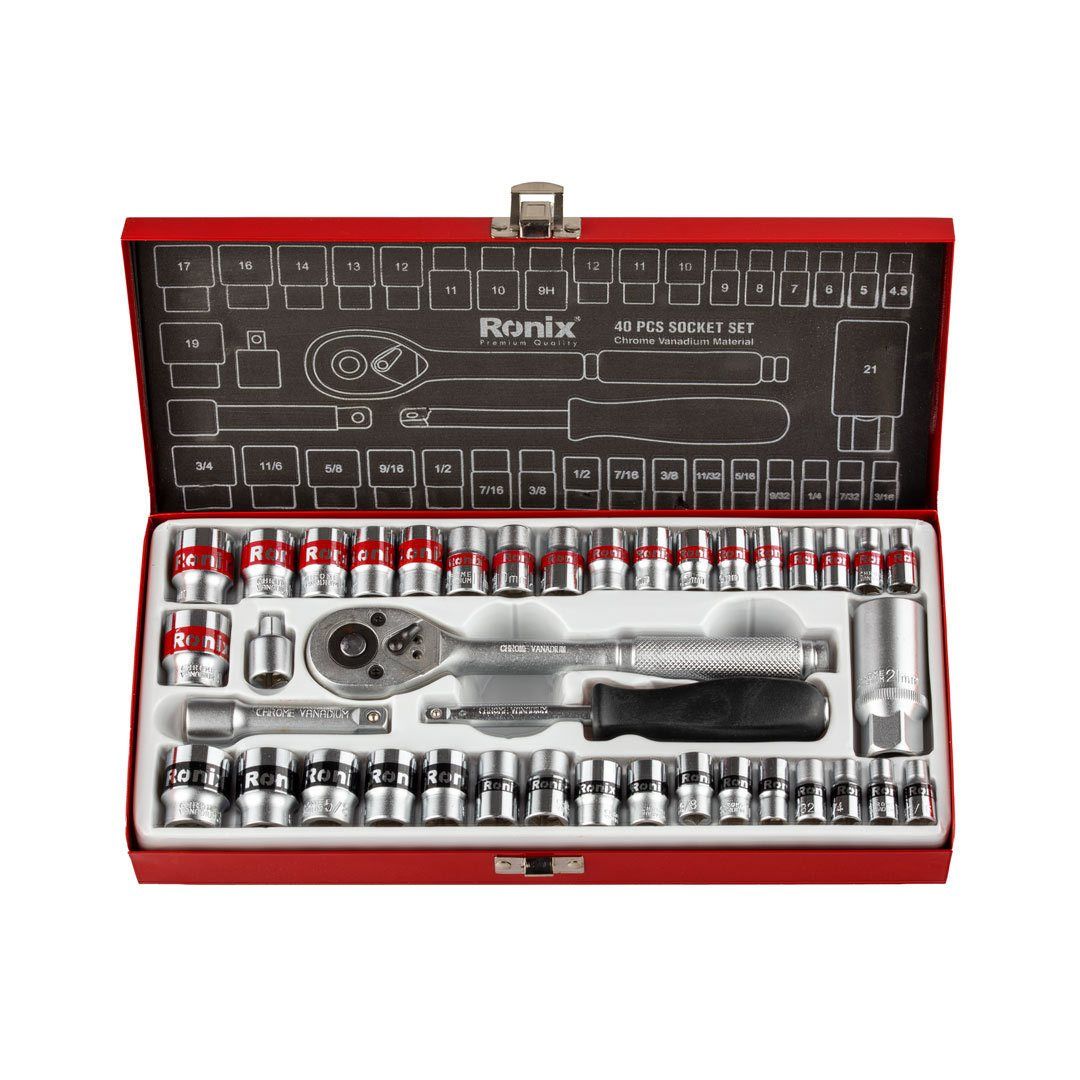 40pcs Socket Set 1/4" - 2641 -