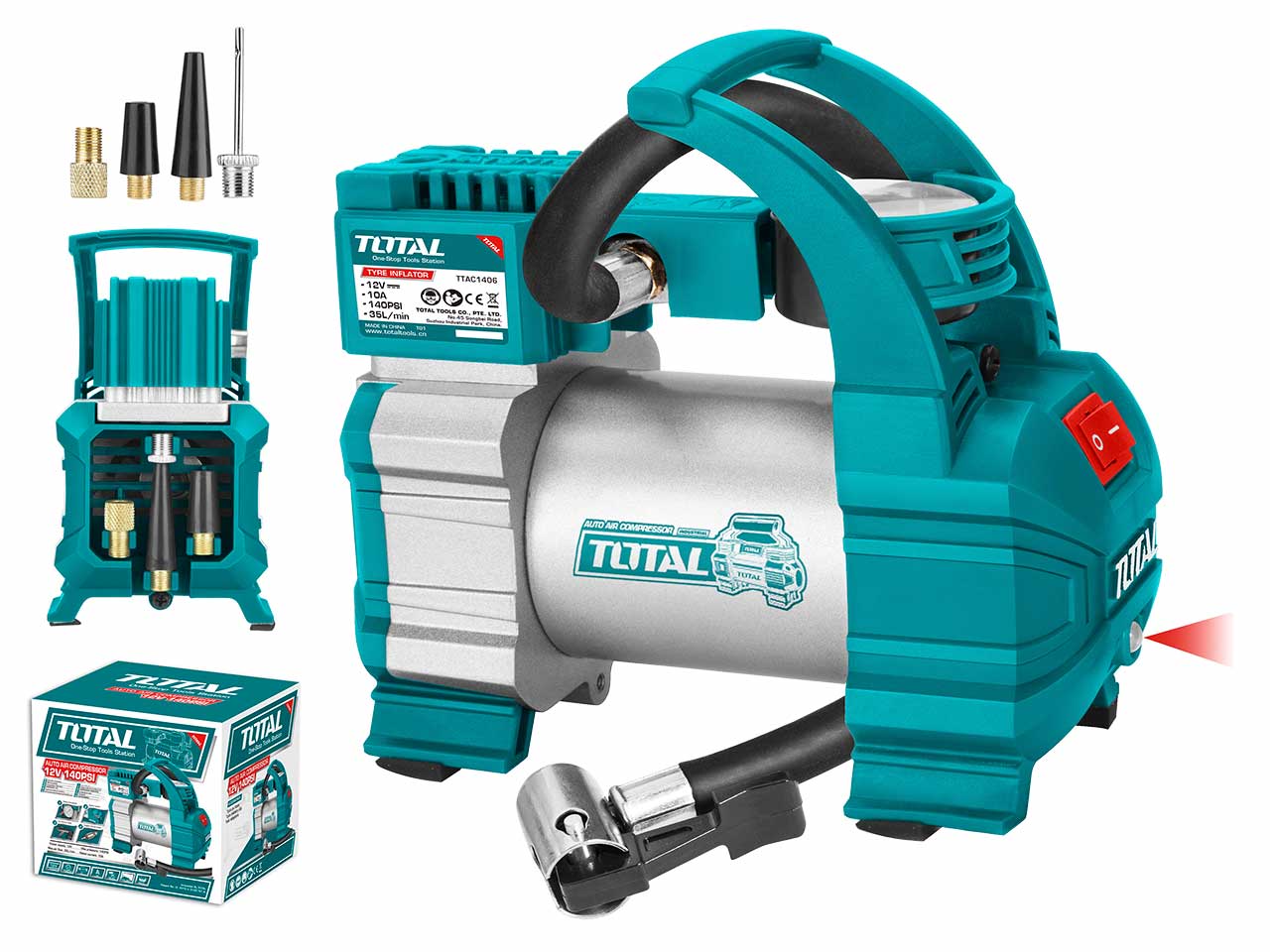 Auto Air Compressor - Total