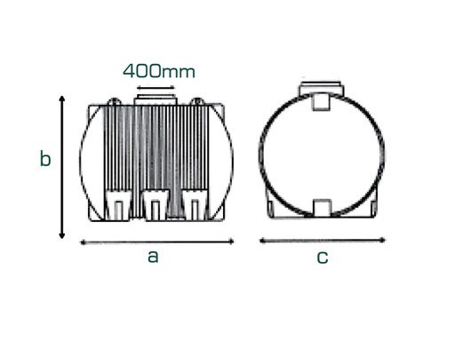 Triple Layer - Slim Storage Tanks
