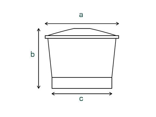 Special Sized - V ShapeTank With A Complete Open Top